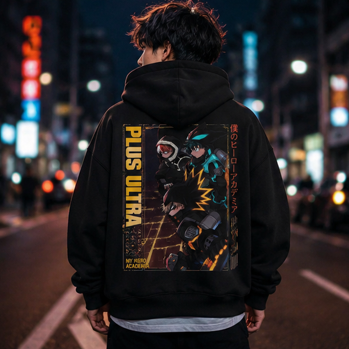 Izuku Midoriya and Shoto Todoroki My Hero Academia Anime Hoodie - Vigilante Nights