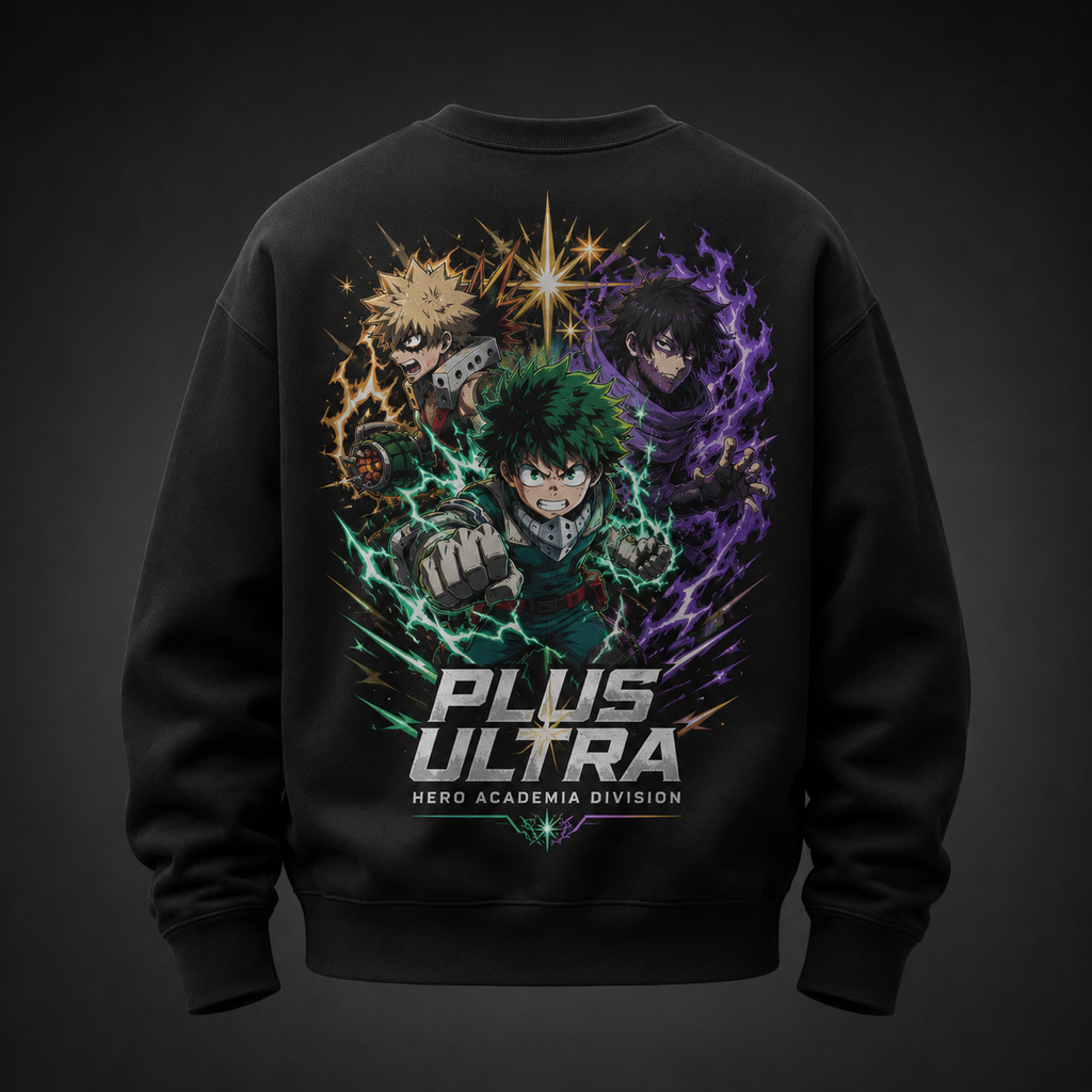 Izuku Midoriya, Katsuki Bakugo, Dabi My Hero Academia Anime Sweatshirt - Hero Academia Division