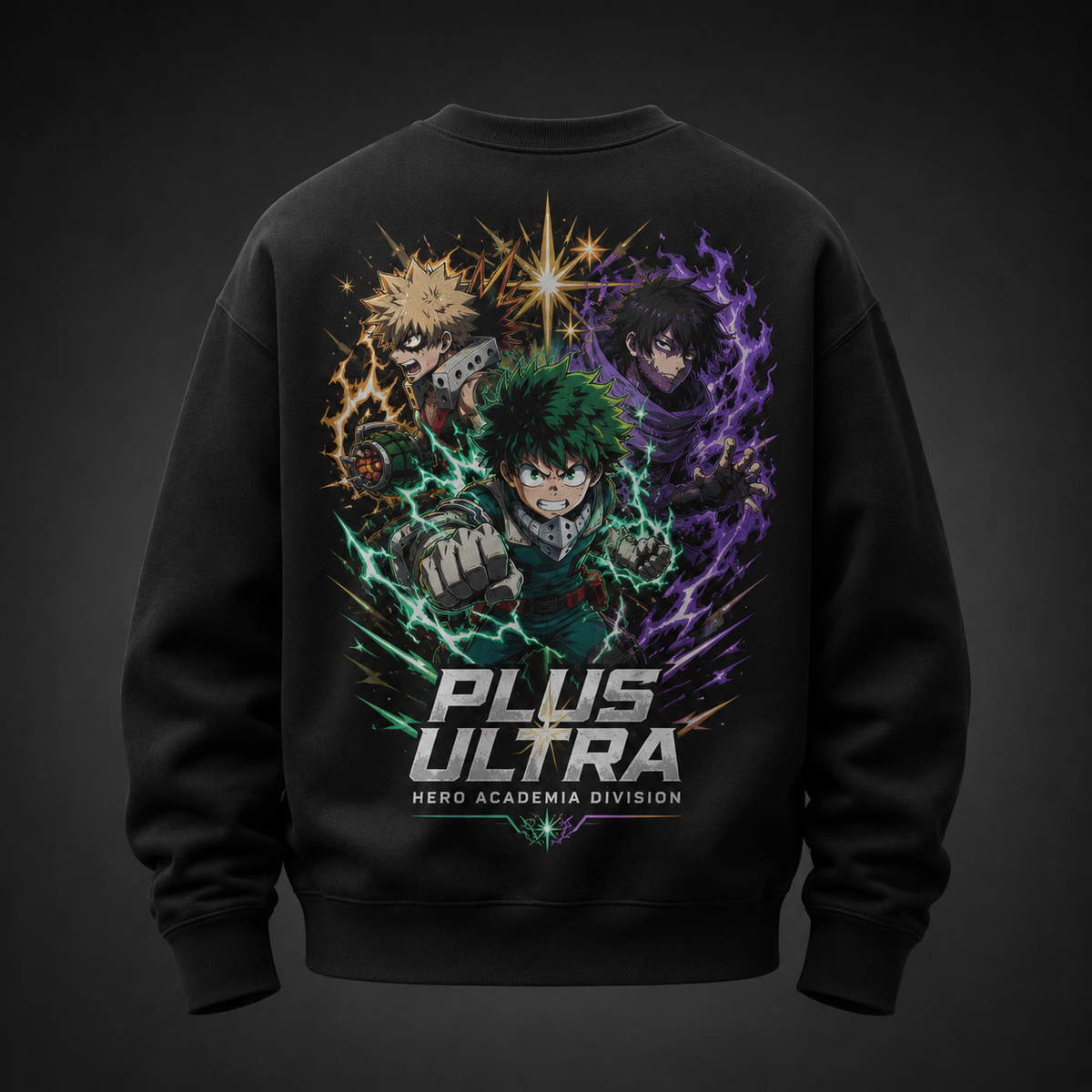 Izuku Midoriya, Katsuki Bakugo, Dabi My Hero Academia Anime Sweatshirt - Hero Academia Division