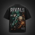 Izuku Midoriya, Katsuki Bakugo My Hero Academia Anime Graphic Tee - Deku Vs Bakugo