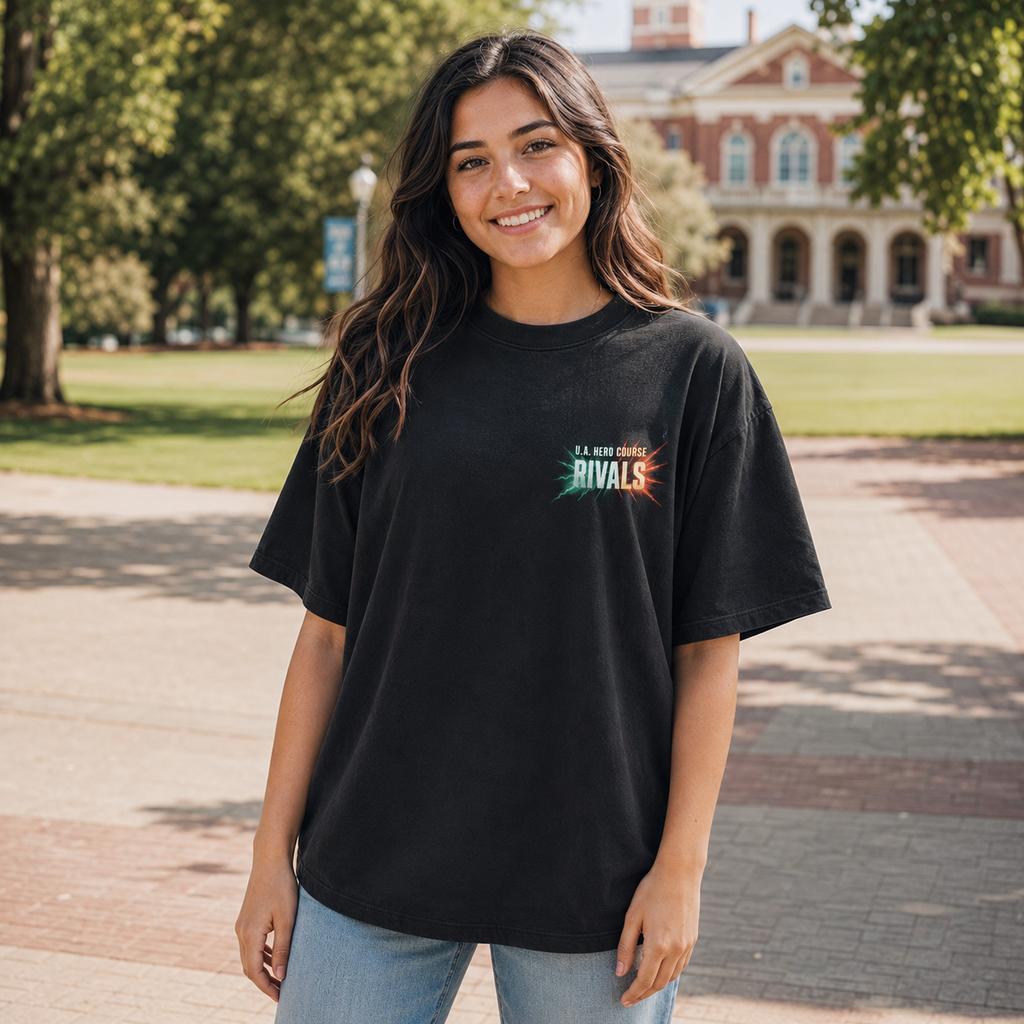 Izuku Midoriya, Katsuki Bakugo My Hero Academia Anime Graphic Tee - Deku Vs Bakugo