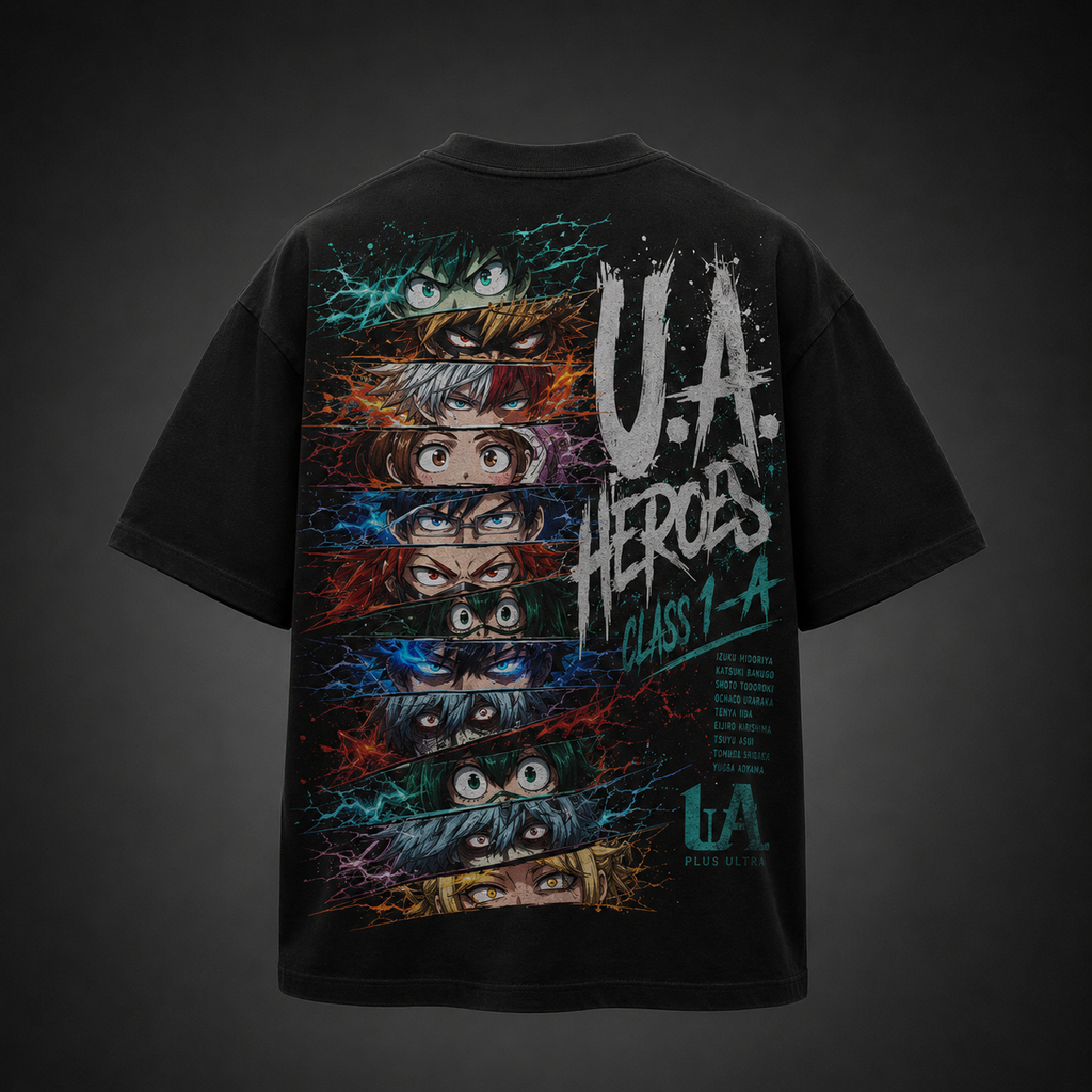 Izuku Midoriya, Katsuki Bakugo, Shoto Todoroki My Hero Academia Anime Graphic Tee - Heroic Eyes