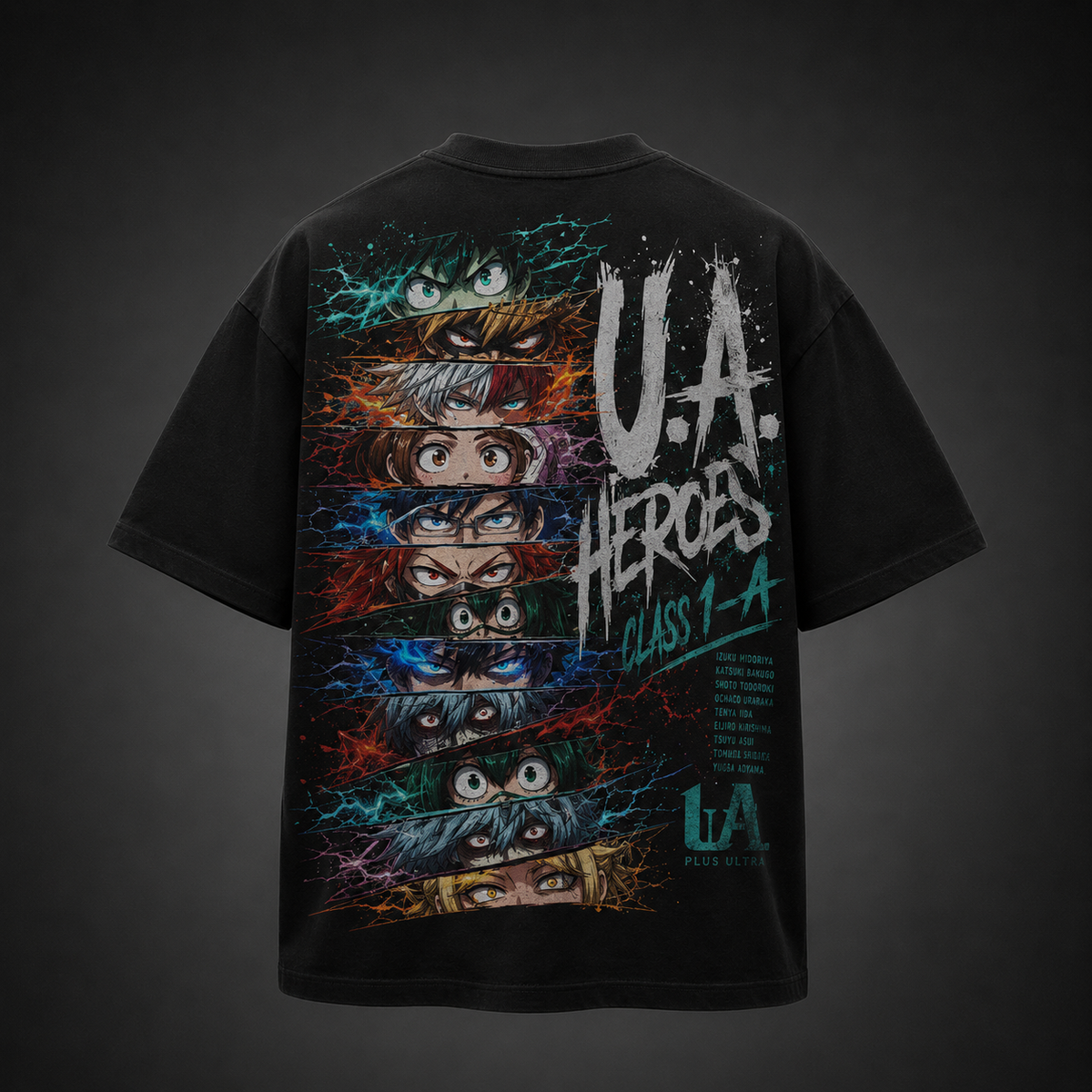 Izuku Midoriya, Katsuki Bakugo, Shoto Todoroki My Hero Academia Anime Graphic Tee - Heroic Eyes