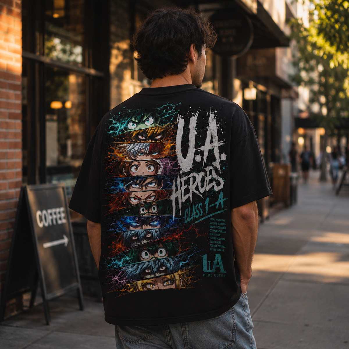 Izuku Midoriya, Katsuki Bakugo, Shoto Todoroki My Hero Academia Anime Graphic Tee - Heroic Eyes