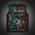 Izuku Midoriya, Katsuki Bakugo, Shoto Todoroki My Hero Academia Anime Tank Top - Plus Ultra Collision Acid Wash Vest