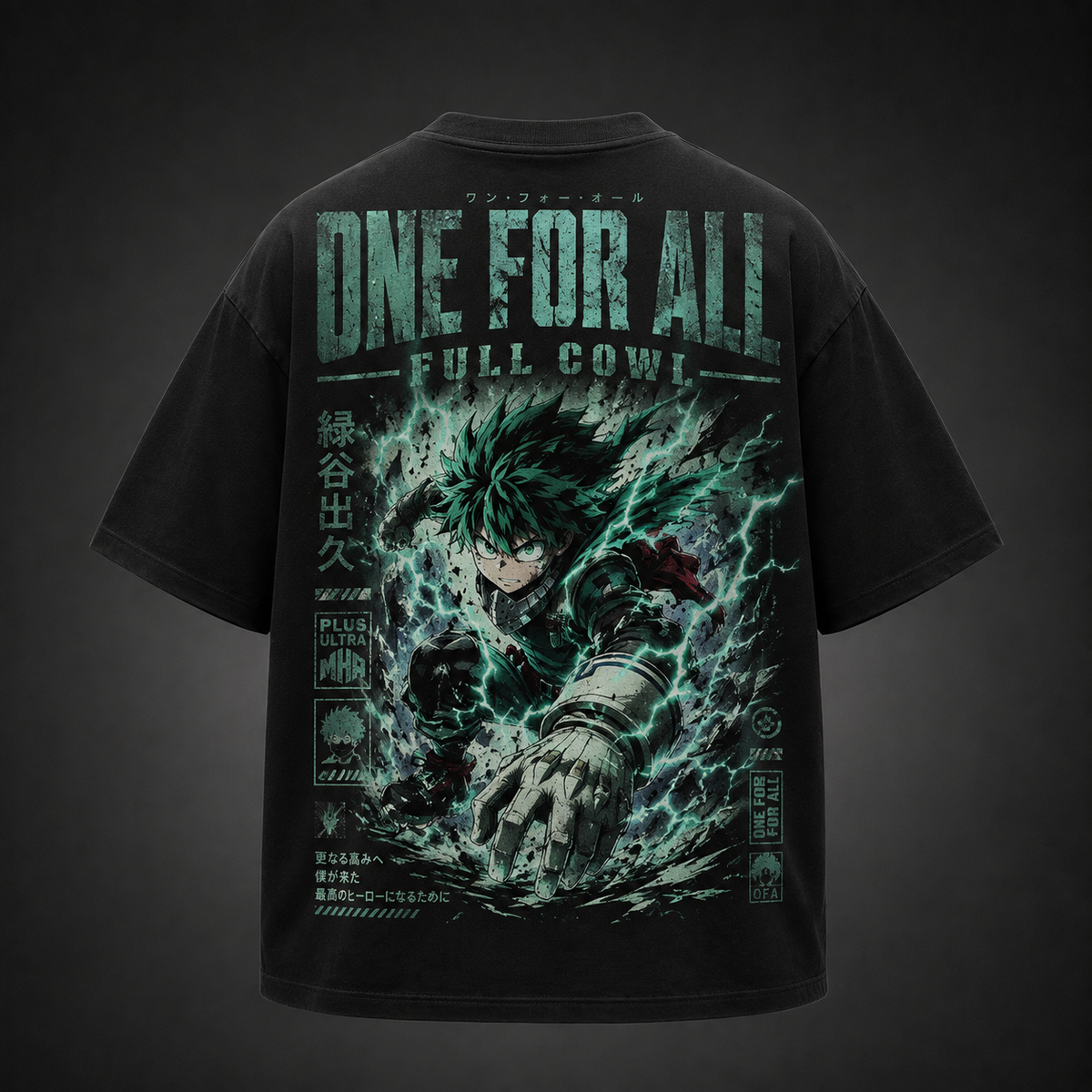 Izuku Midoriya My Hero Academia Anime Graphic Tee - Full Cowl Surge