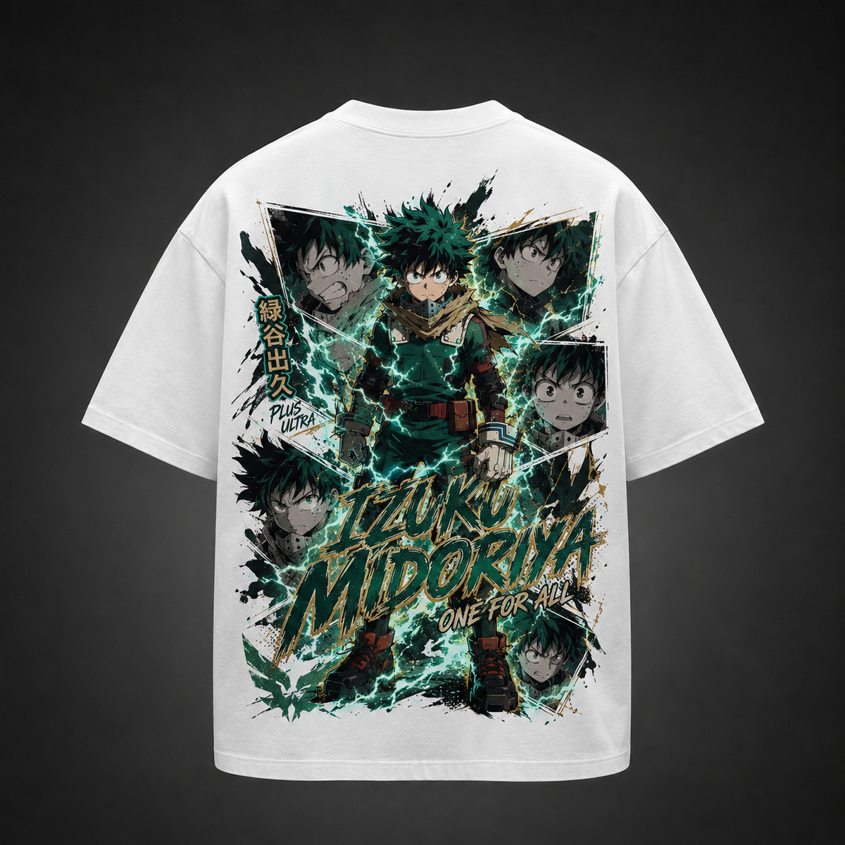 Izuku Midoriya My Hero Academia Anime Graphic Tee - Midoriya Collage