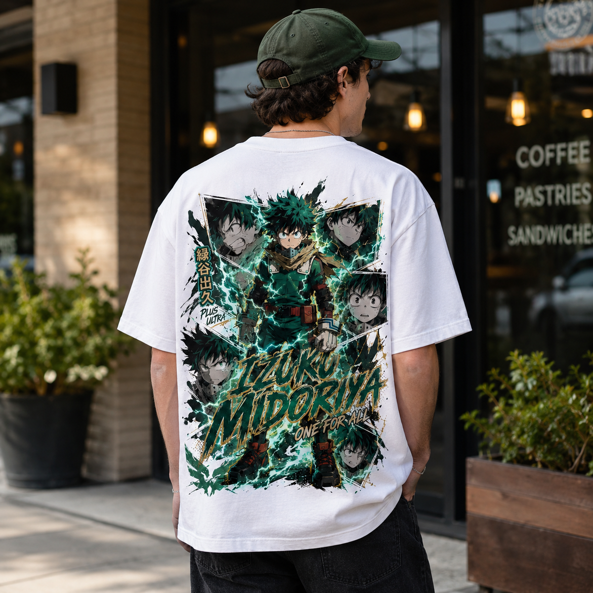 Izuku Midoriya My Hero Academia Anime Graphic Tee - Midoriya Collage