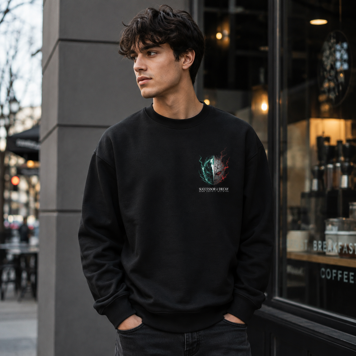 Izuku Midoriya, Tomura Shigaraki My Hero Academia Anime Sweatshirt - Successor Decay