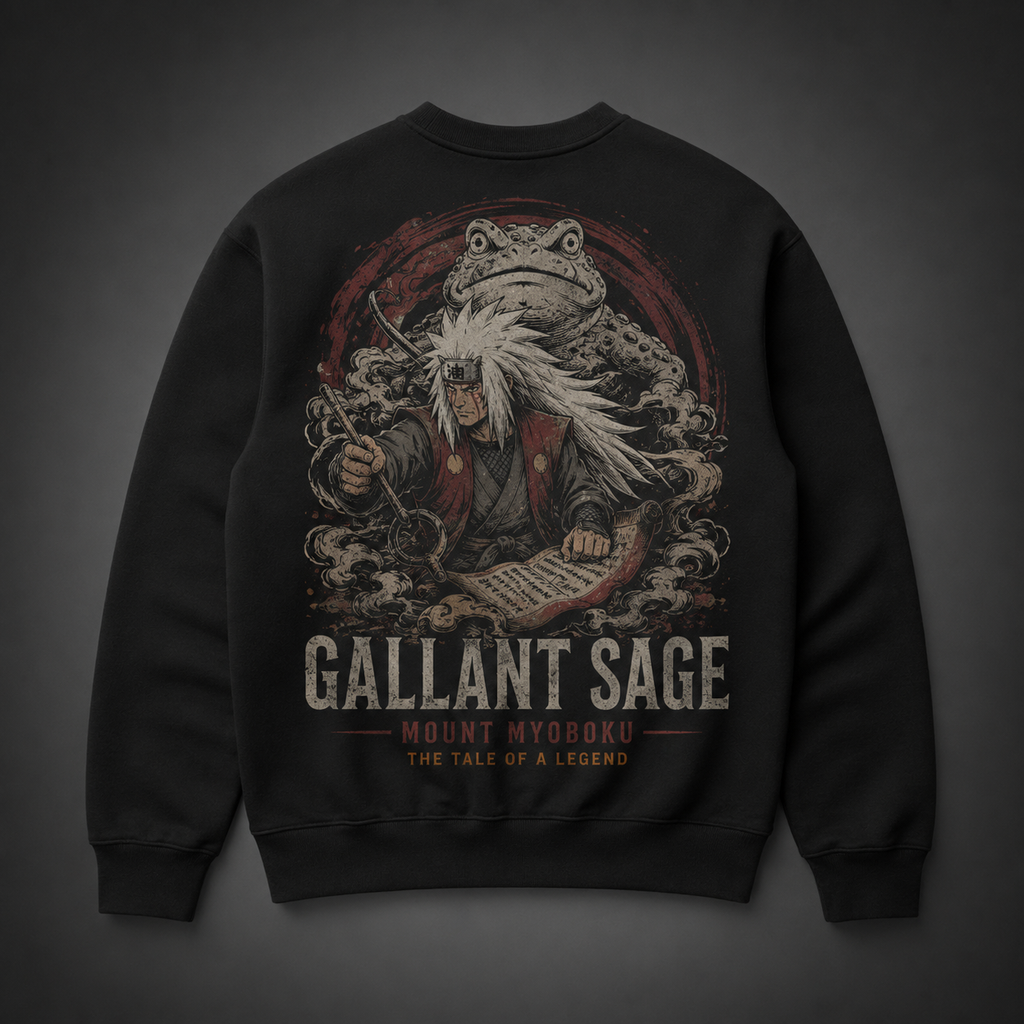 Jiraiya Naruto Anime Sweatshirt - Gallant Sage