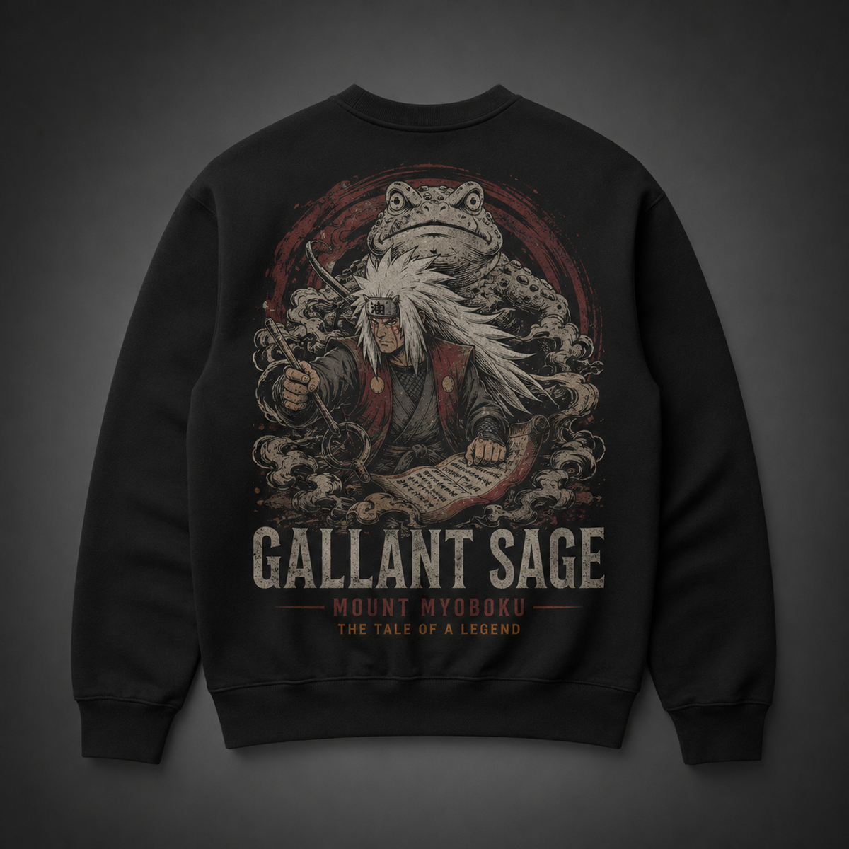 Jiraiya Naruto Anime Sweatshirt - Gallant Sage