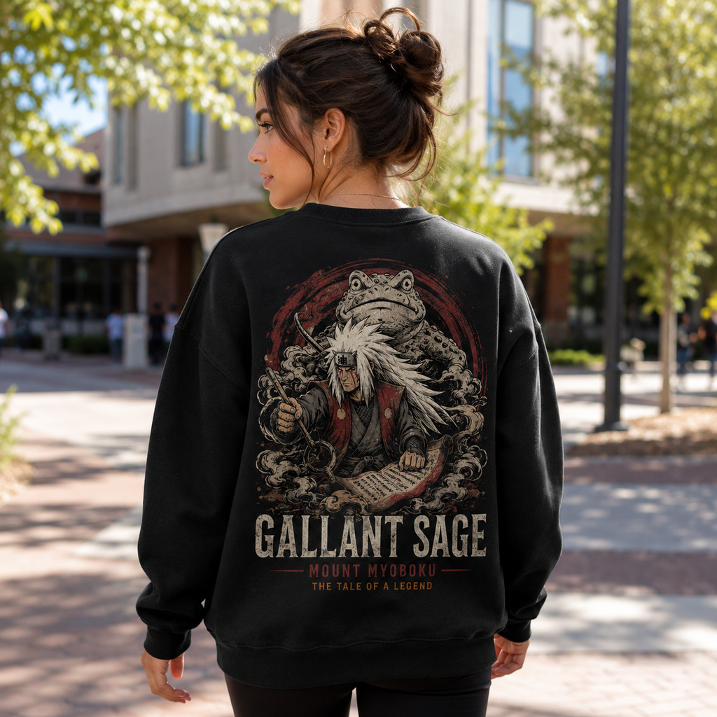 Jiraiya Naruto Anime Sweatshirt - Gallant Sage