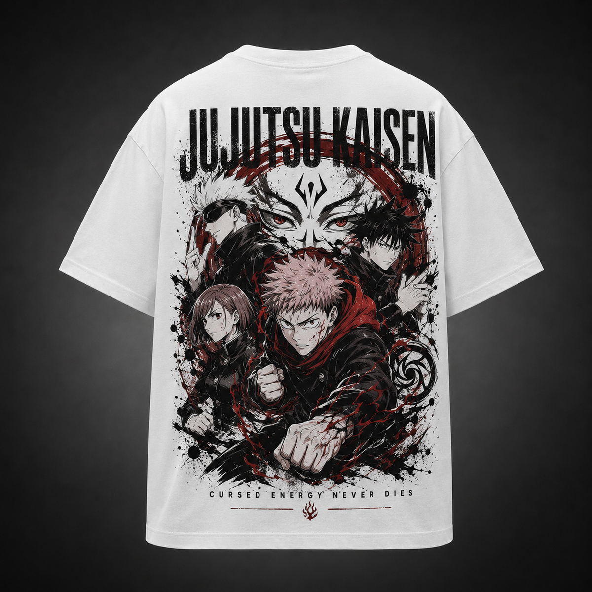 Jujutsu Kaisen Anime Graphic Tee - Cursed Energy Crew