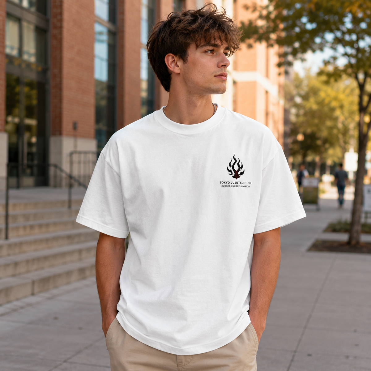 Jujutsu Kaisen Anime Graphic Tee - Cursed Energy Crew