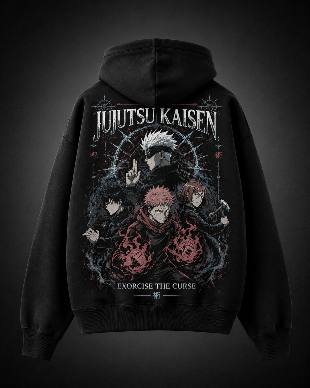 Jujutsu Kaisen Anime Hoodie - Exorcise The Curse