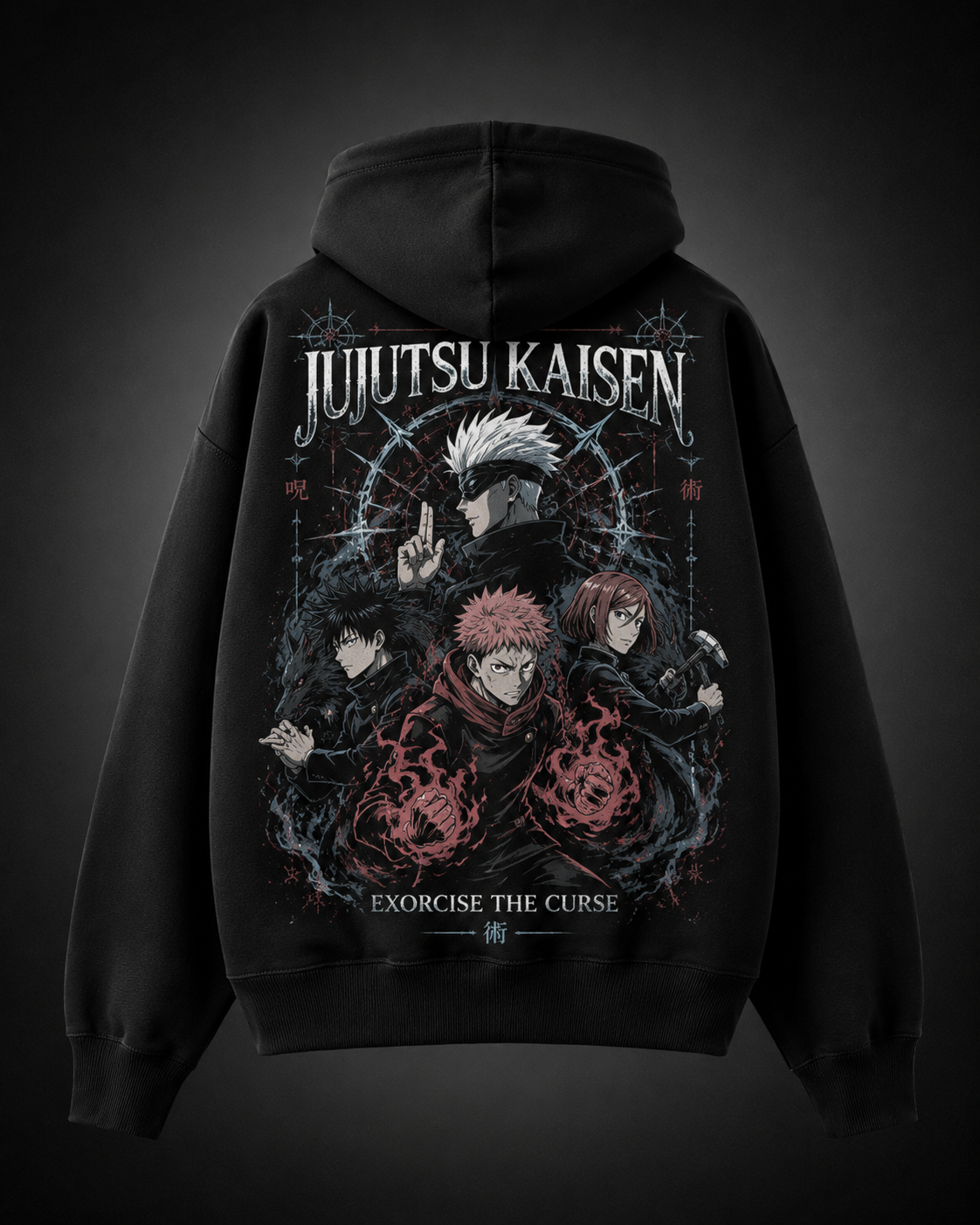 Jujutsu Kaisen Anime Hoodie - Exorcise The Curse