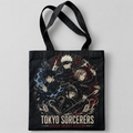 Jujutsu Kaisen Anime Canvas Tote Bag - Tokyo Sorcerers Crew