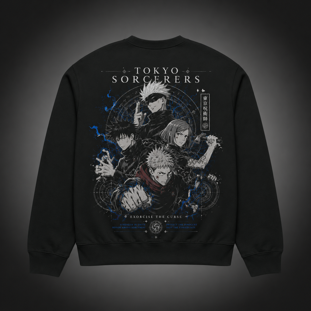 Jujutsu Kaisen Anime Sweatshirt - Tokyo Sorcerers