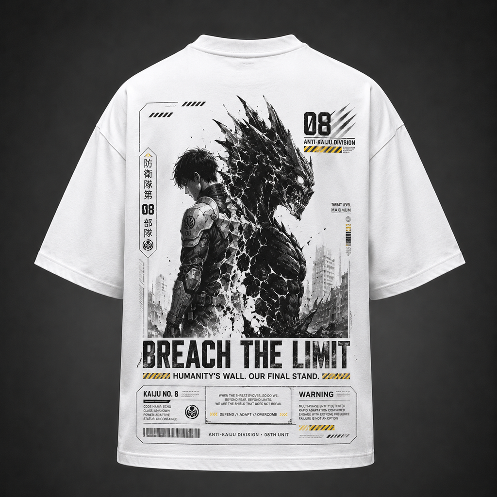 Kafka Hibino Kaiju No. 8 Anime Graphic Tee - Breach The Limit