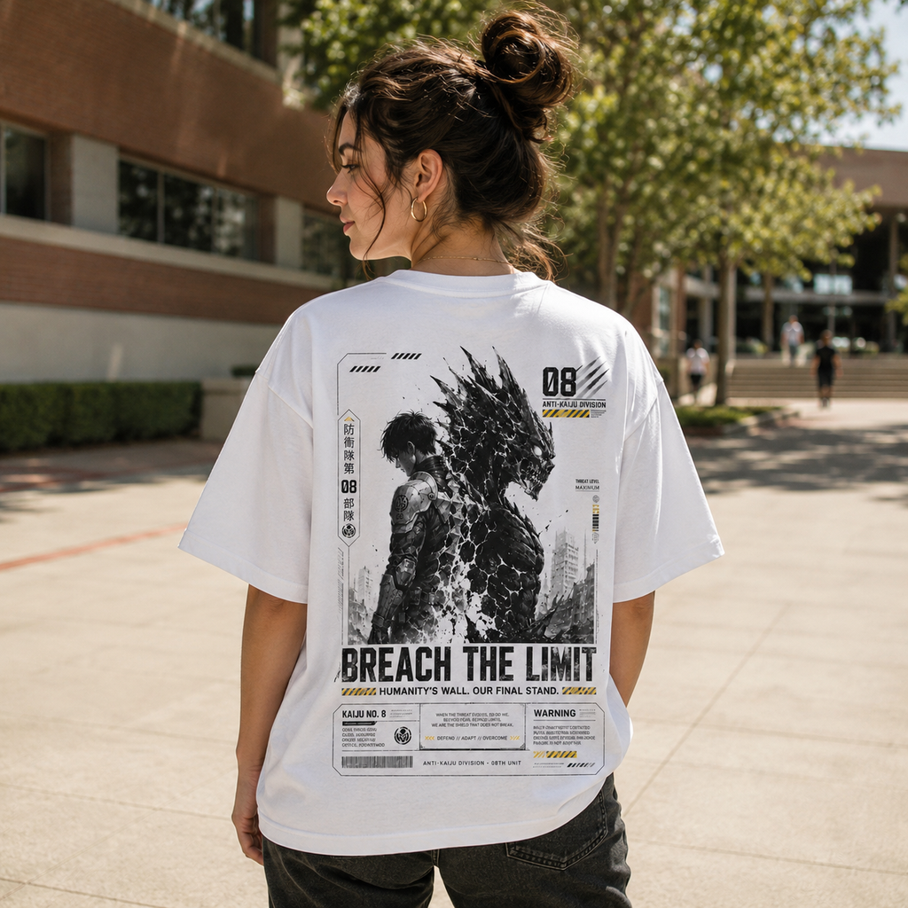 Kafka Hibino Kaiju No. 8 Anime Graphic Tee - Breach The Limit