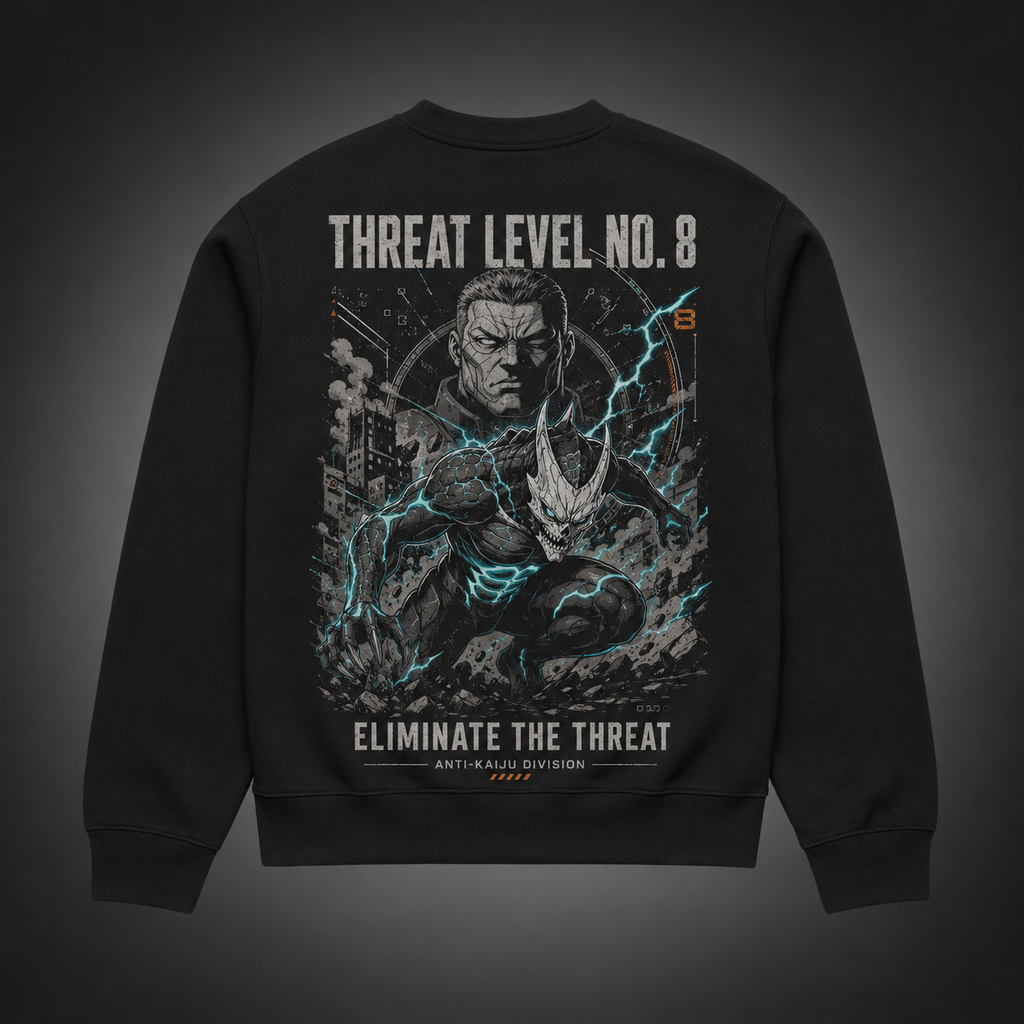 Kafka Hibino Kaiju No. 8 Anime Sweatshirt - Eliminate The Threat