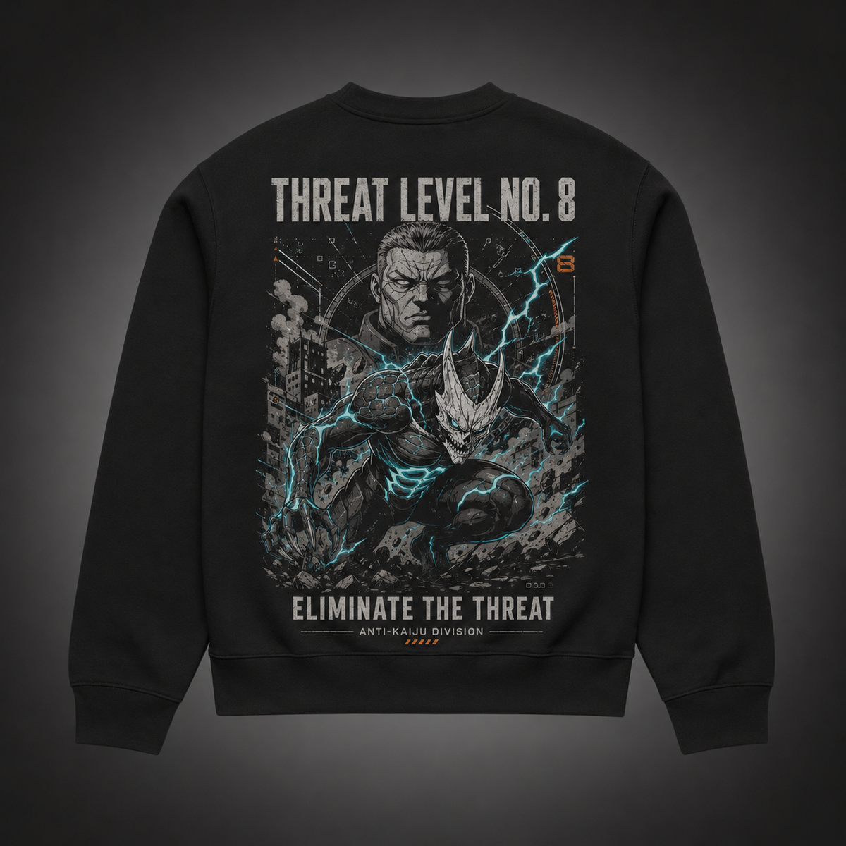 Kafka Hibino Kaiju No. 8 Anime Sweatshirt - Eliminate The Threat