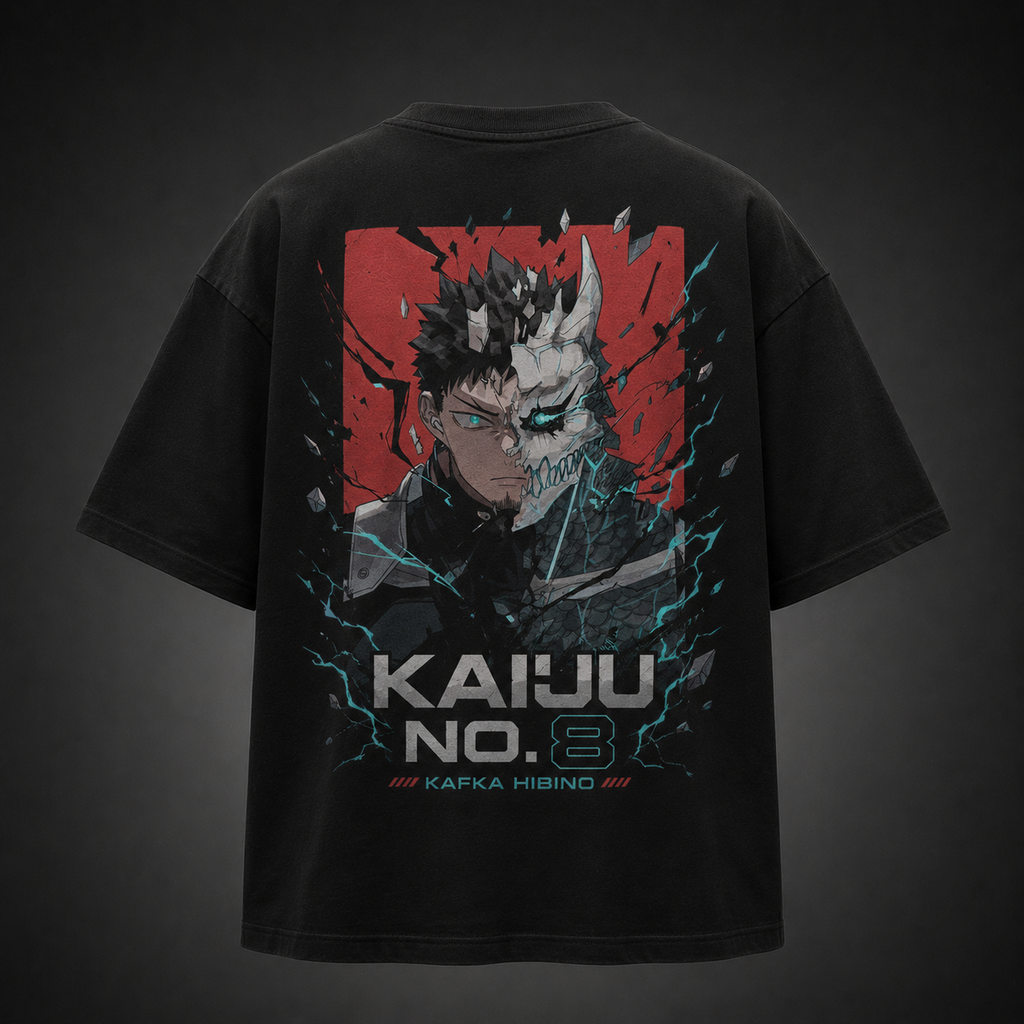 Kafka Hibino Kaiju No. 8 Anime Graphic Tee - Kafka Hibino Split