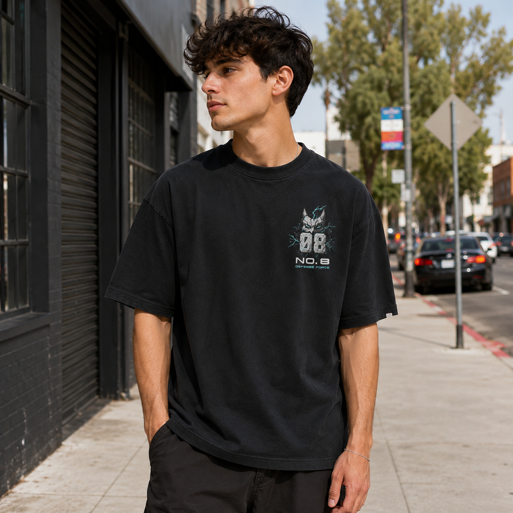 Kafka Hibino Kaiju No. 8 Anime Graphic Tee - Kafka Hibino Split