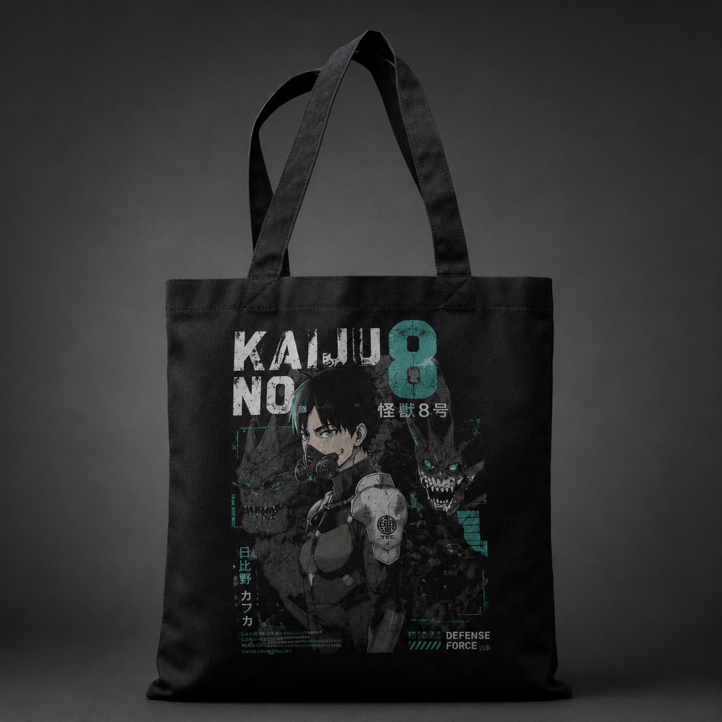 Kafka Hibino Kaiju No. 8 Kaiju No. 8 Anime Canvas Tote Bag - Defense