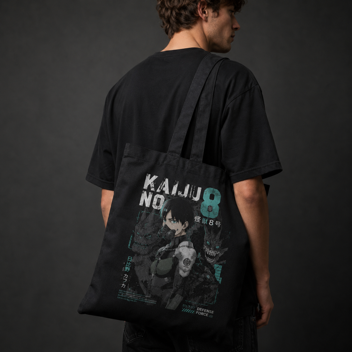 Kafka Hibino Kaiju No. 8 Kaiju No. 8 Anime Canvas Tote Bag - Defense