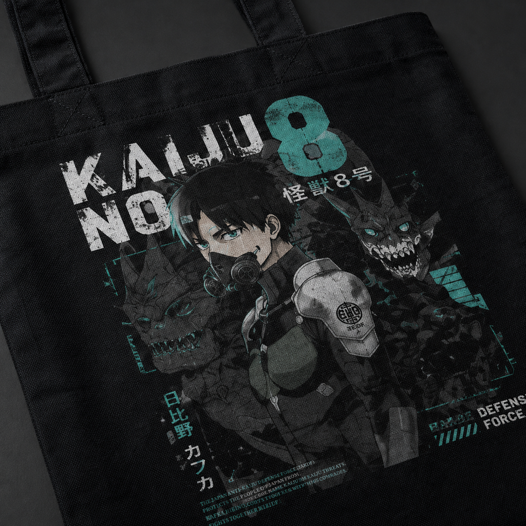 Kafka Hibino Kaiju No. 8 Kaiju No. 8 Anime Canvas Tote Bag - Defense