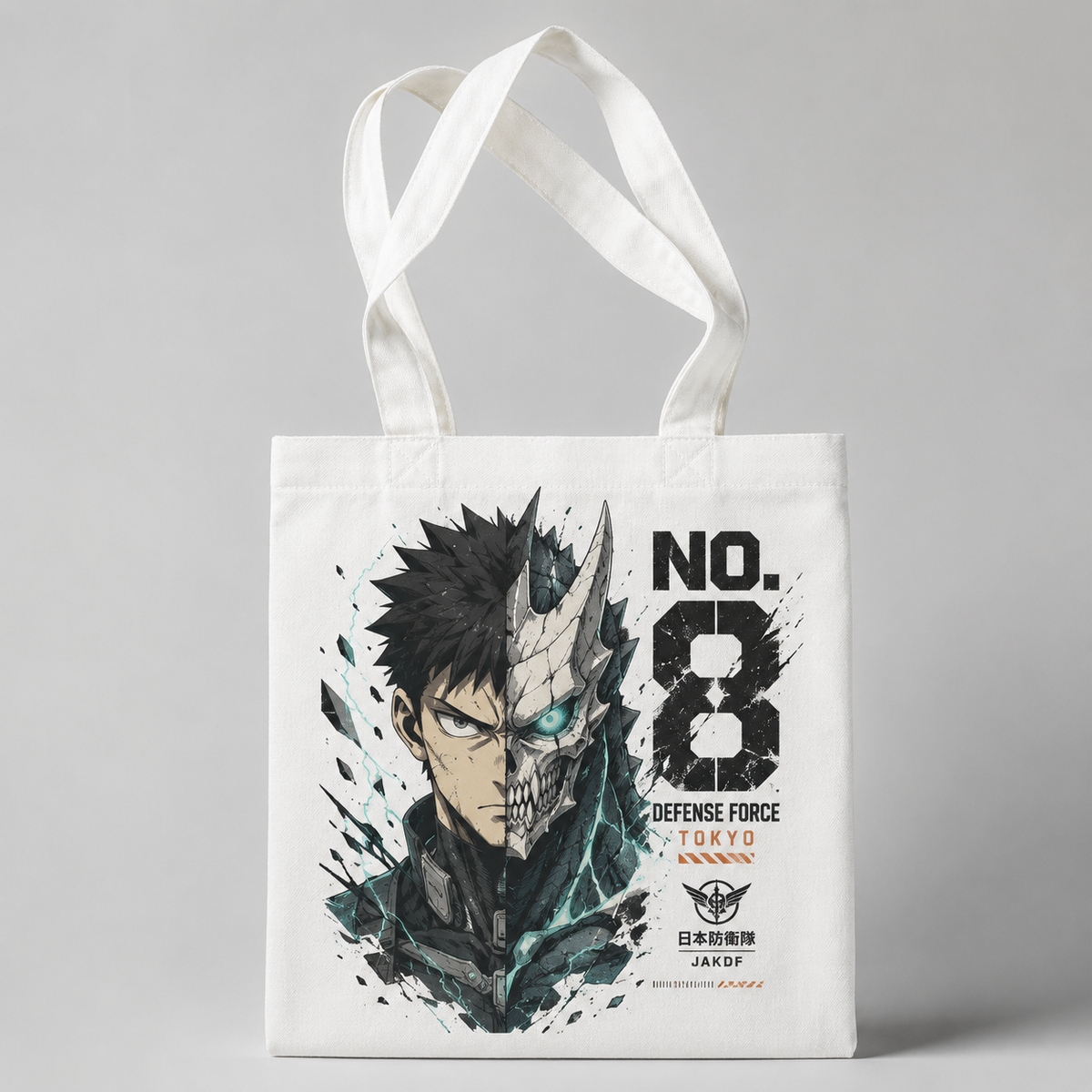 Kafka Hibino Kaiju No. 8 Anime Canvas Tote Bag - Monster Within