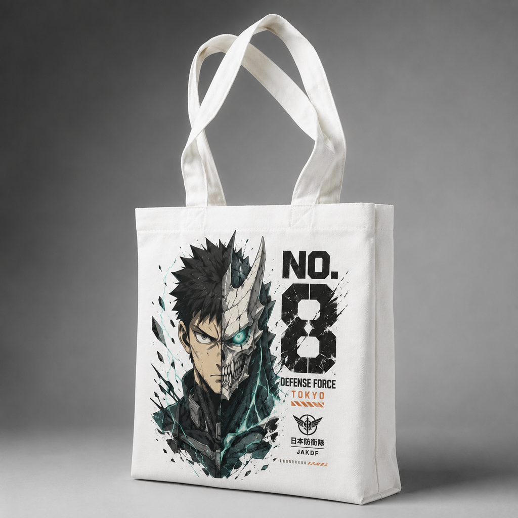 Kafka Hibino Kaiju No. 8 Anime Canvas Tote Bag - Monster Within