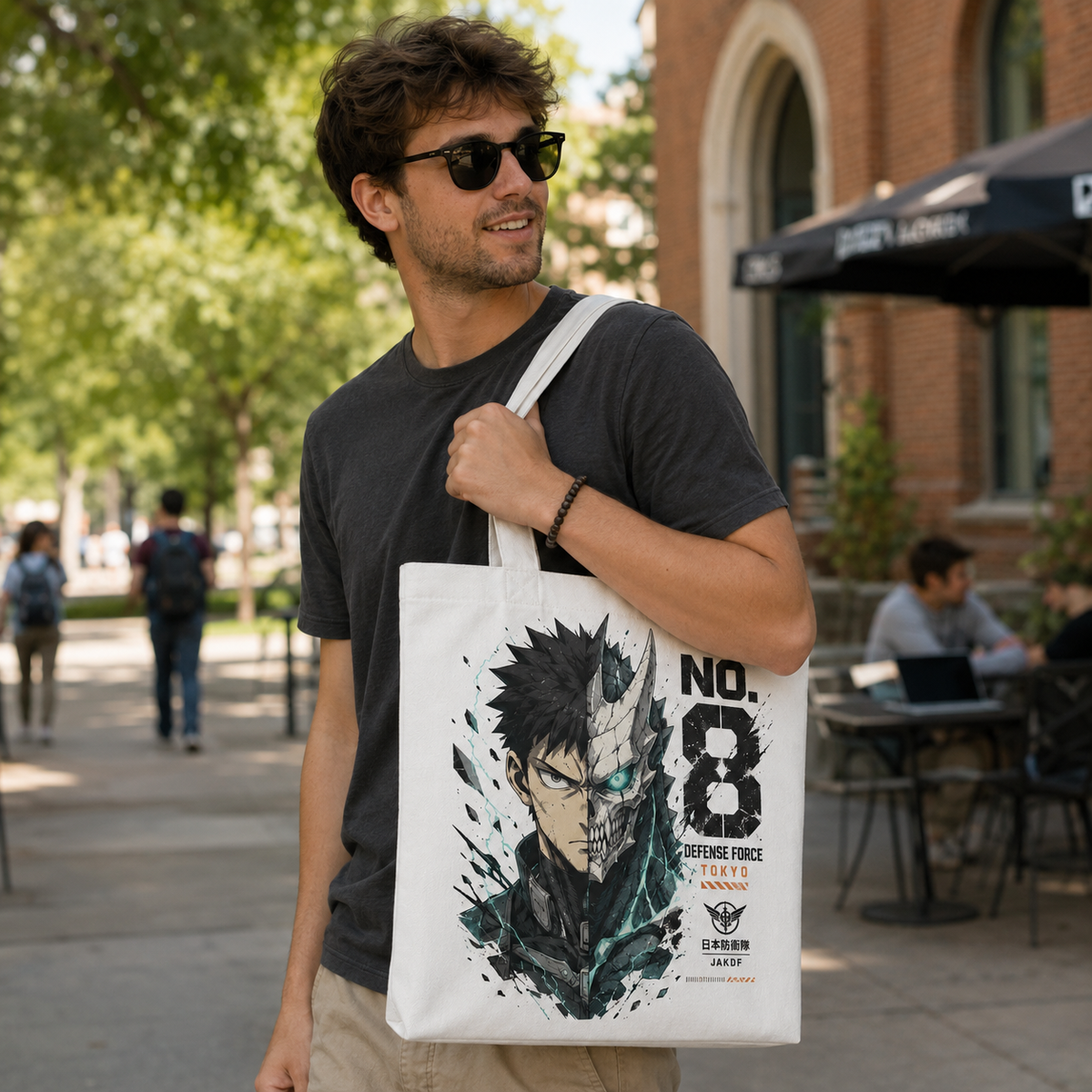 Kafka Hibino Kaiju No. 8 Anime Canvas Tote Bag - Monster Within