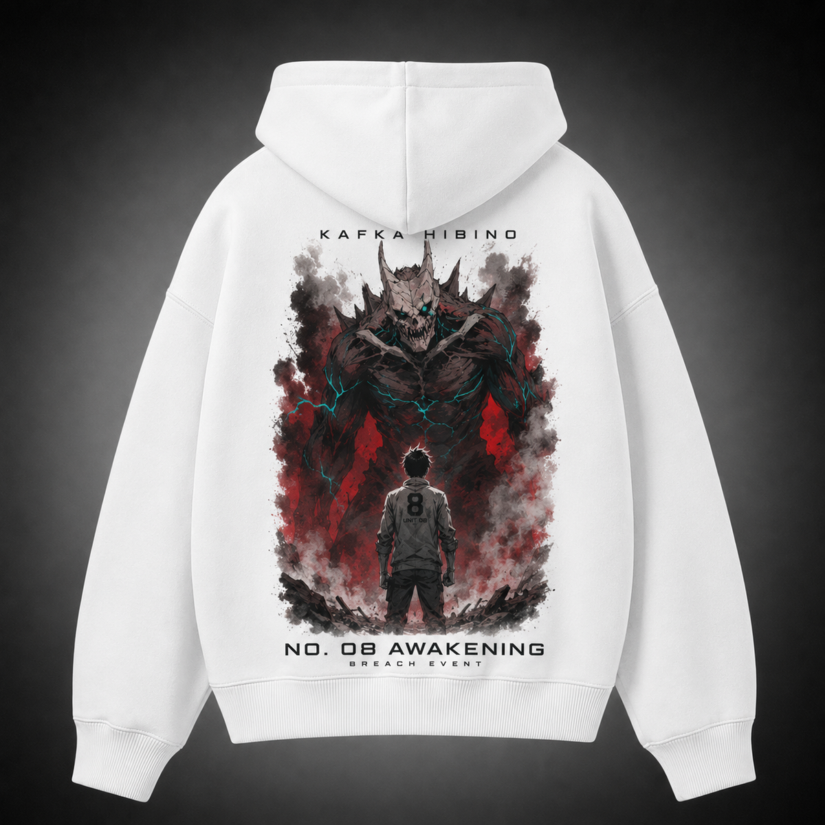 Kafka Hibino Kaiju No. 8 Anime Hoodie - No. 08 Awakening