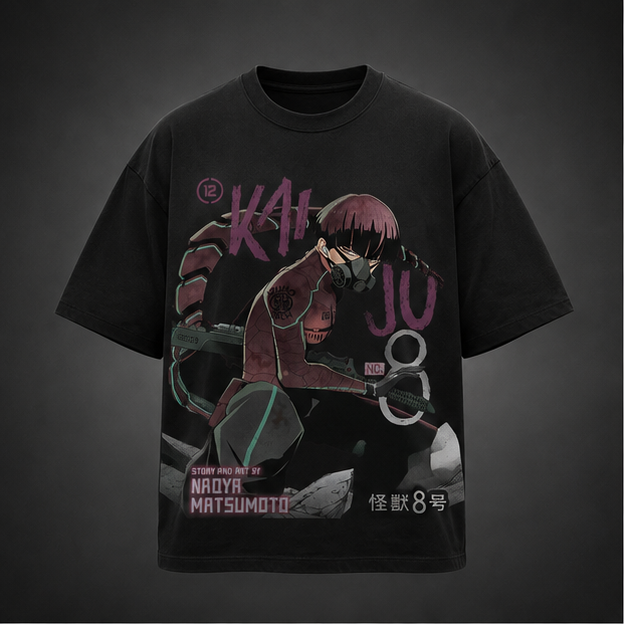 Kafka Hibino Kaiju No. 8 Anime Graphic Tee - Story And Art