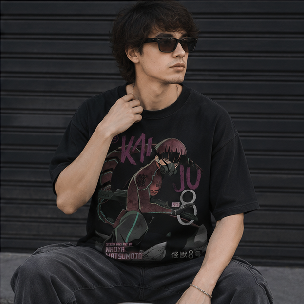 Kafka Hibino Kaiju No. 8 Anime Graphic Tee - Story And Art