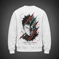 Kafka Hibino Kaiju No. 8 Anime Sweatshirt - Threat Level Undefined