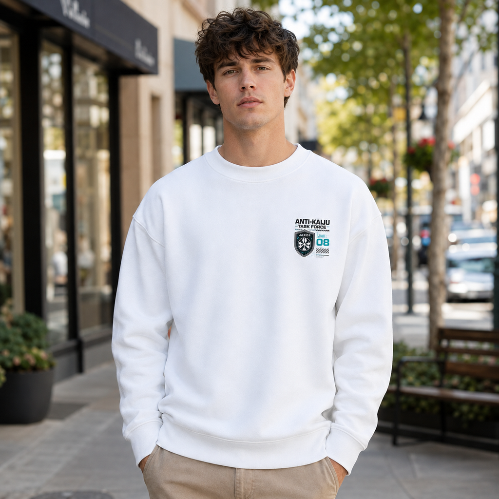 Kafka Hibino & Mina Ashiro Kaiju No. 8 Anime Sweatshirt - Anti-Kaiju Task Force