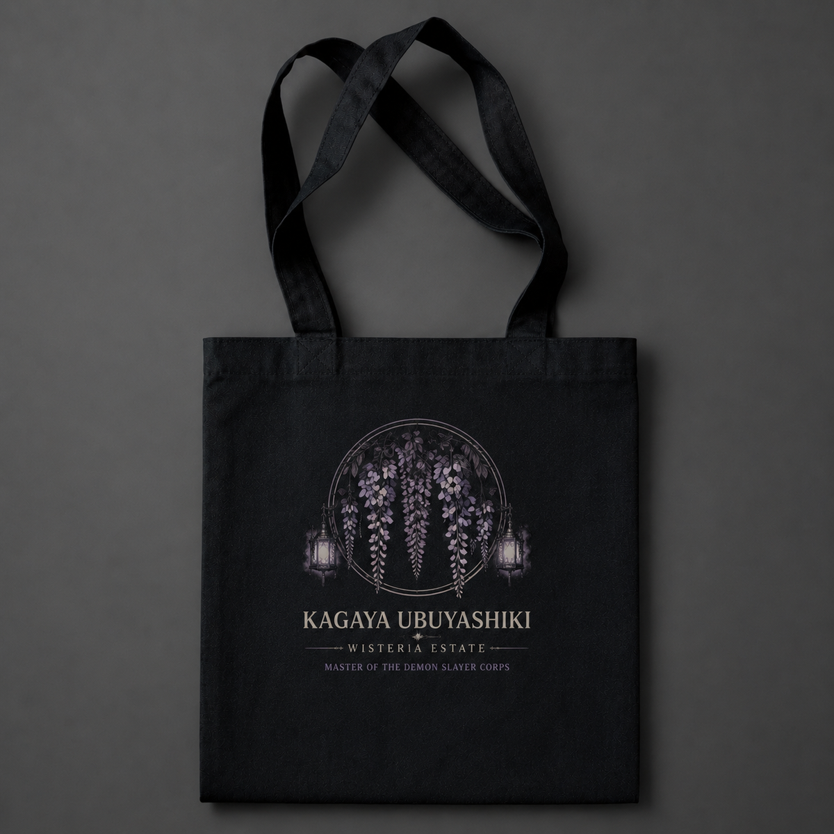 Kagaya Ubuyashiki Demon Slayer Anime Canvas Tote Bag - Calm Above Chaos