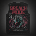 Kaiju No. 8 Anime Tank Top - Breach Mode Acid Wash Vest