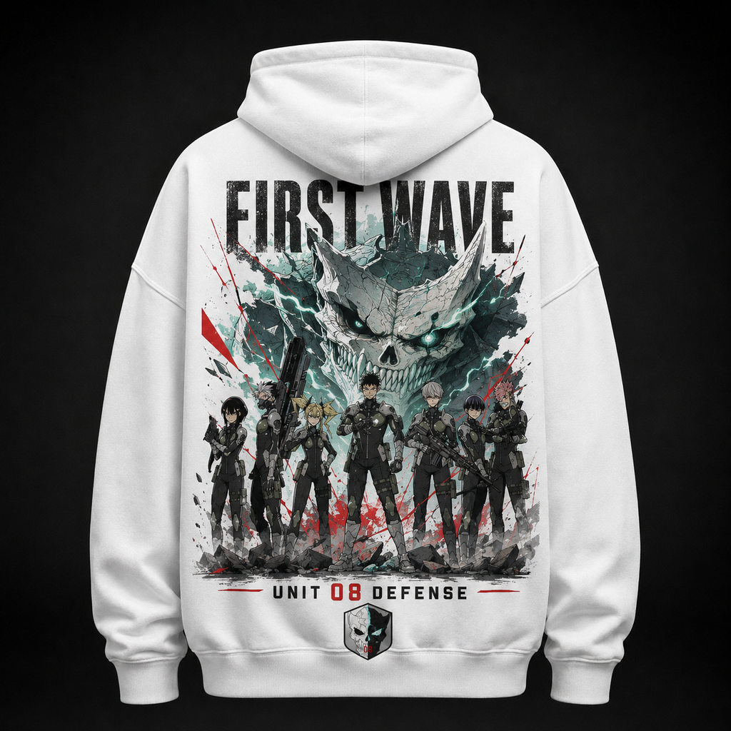 Kaiju No. 8 Anime Hoodie - First Wave Defense