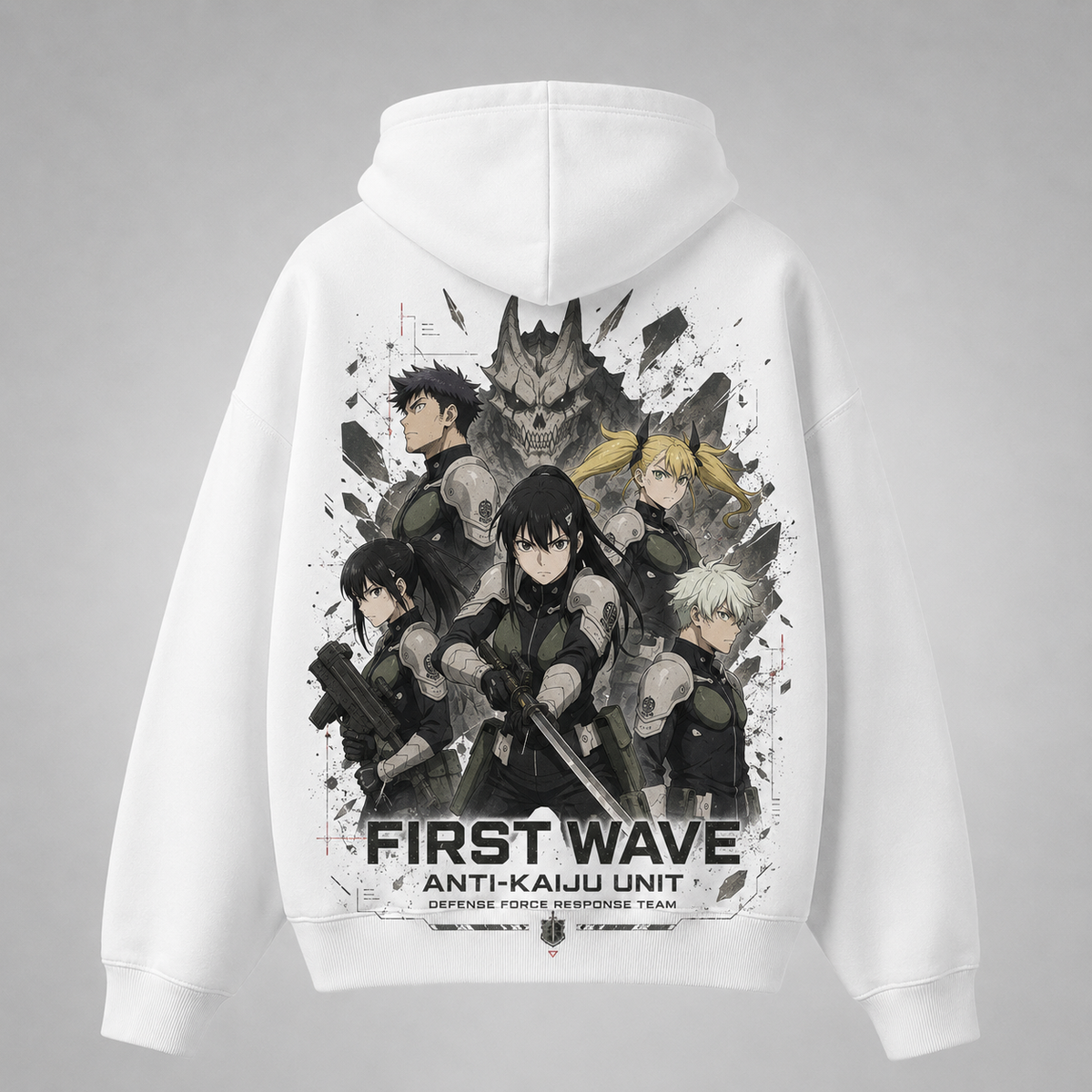 Kaiju No. 8 Anime Hoodie - First Wave Unit