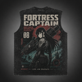 Kaiju No. 8 Anime Tank Top - Fortress Captain Acid Wash Vest