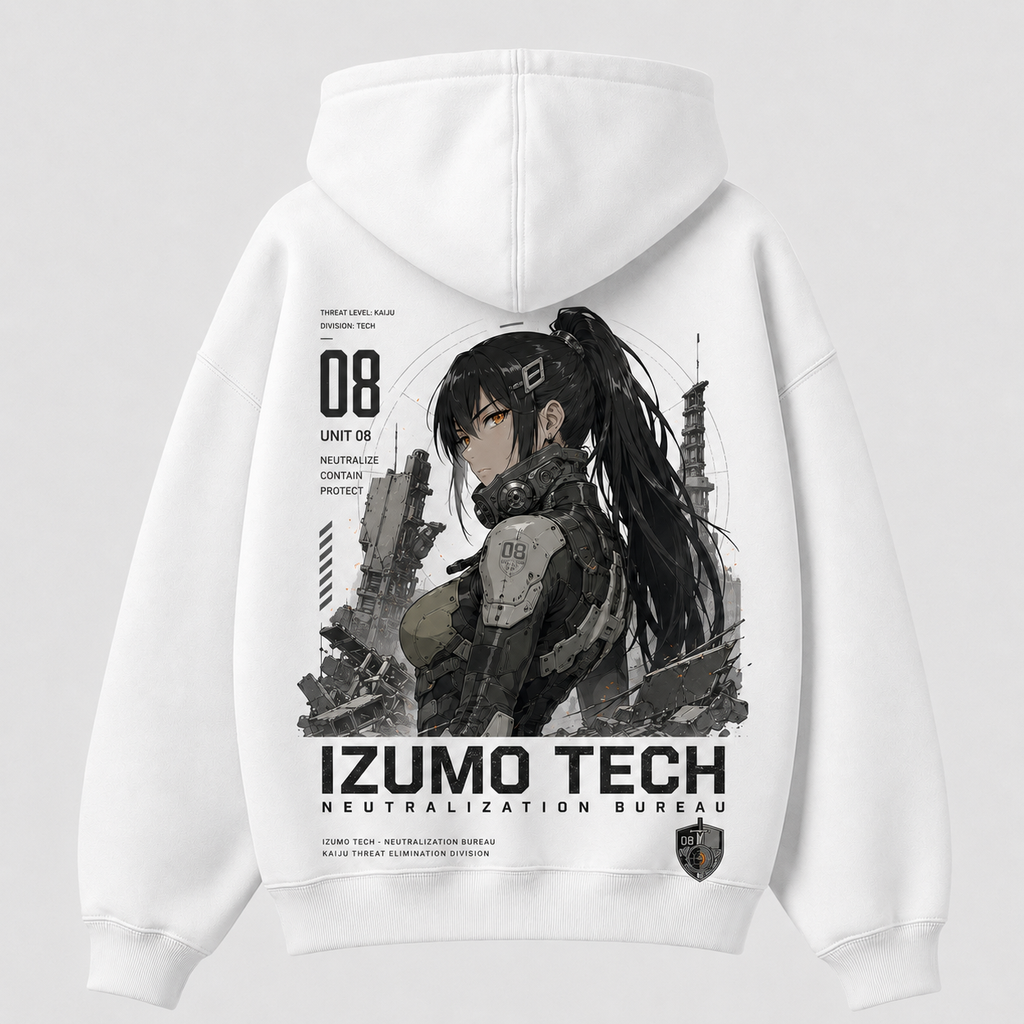 Kaiju No. 8 Anime Hoodie - Izumo Tech Bureau