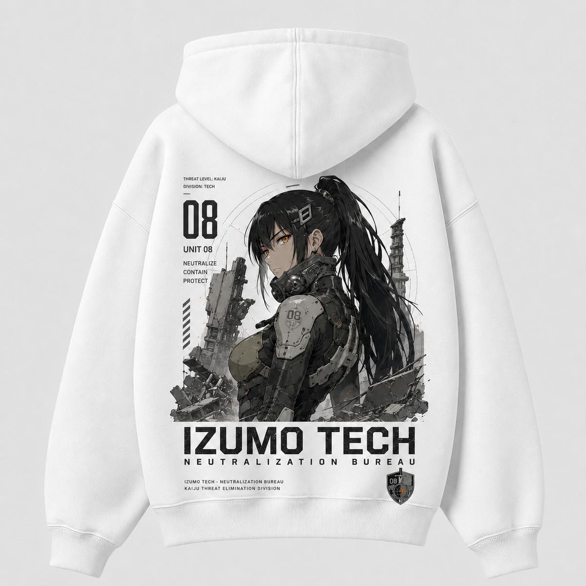 Kaiju No. 8 Anime Hoodie - Izumo Tech Bureau