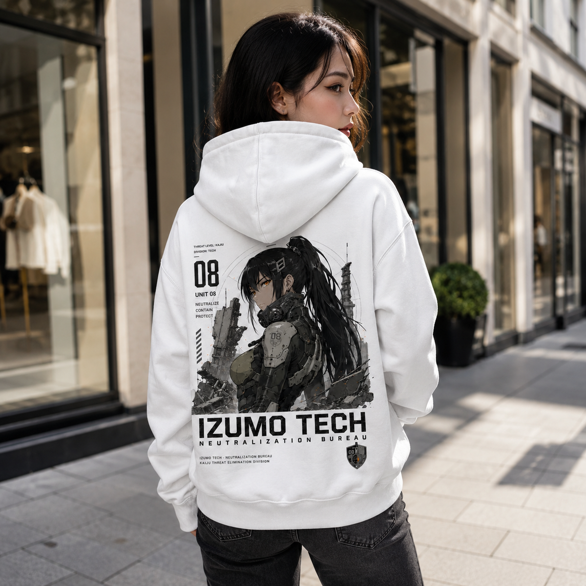 Kaiju No. 8 Anime Hoodie - Izumo Tech Bureau