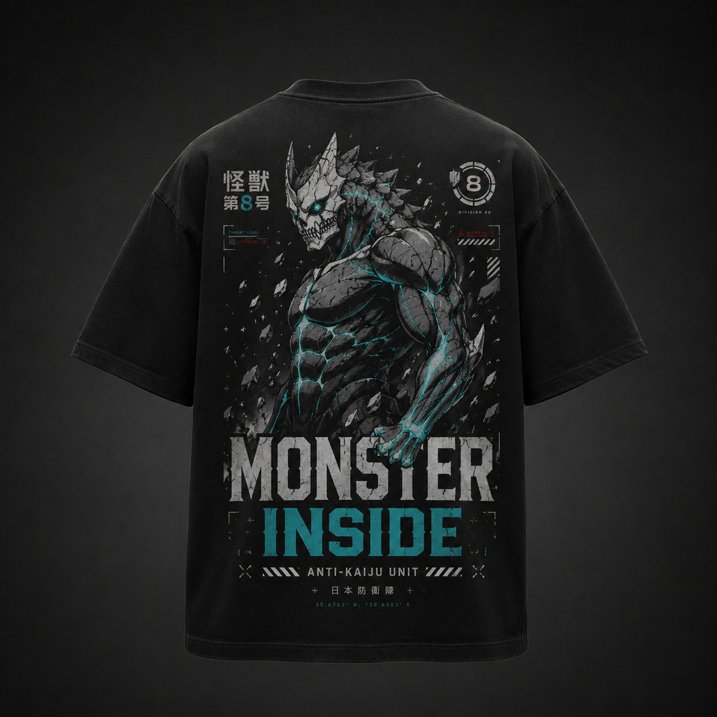 Kaiju No. 8 Anime Graphic Tee - Monster Inside