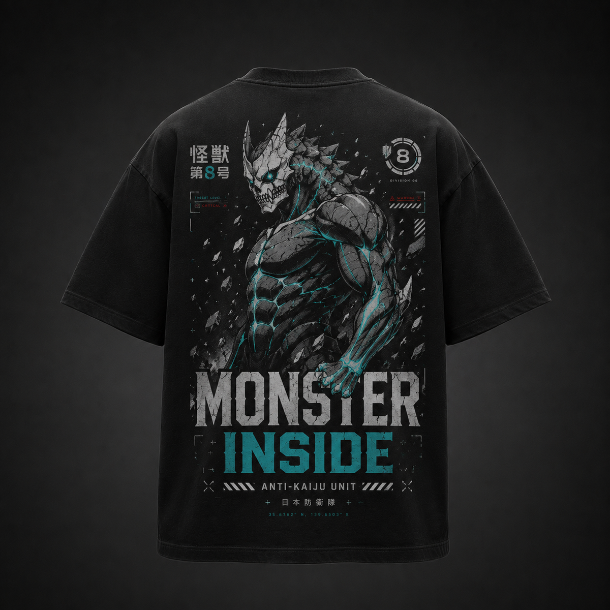 Kaiju No. 8 Anime Graphic Tee - Monster Inside
