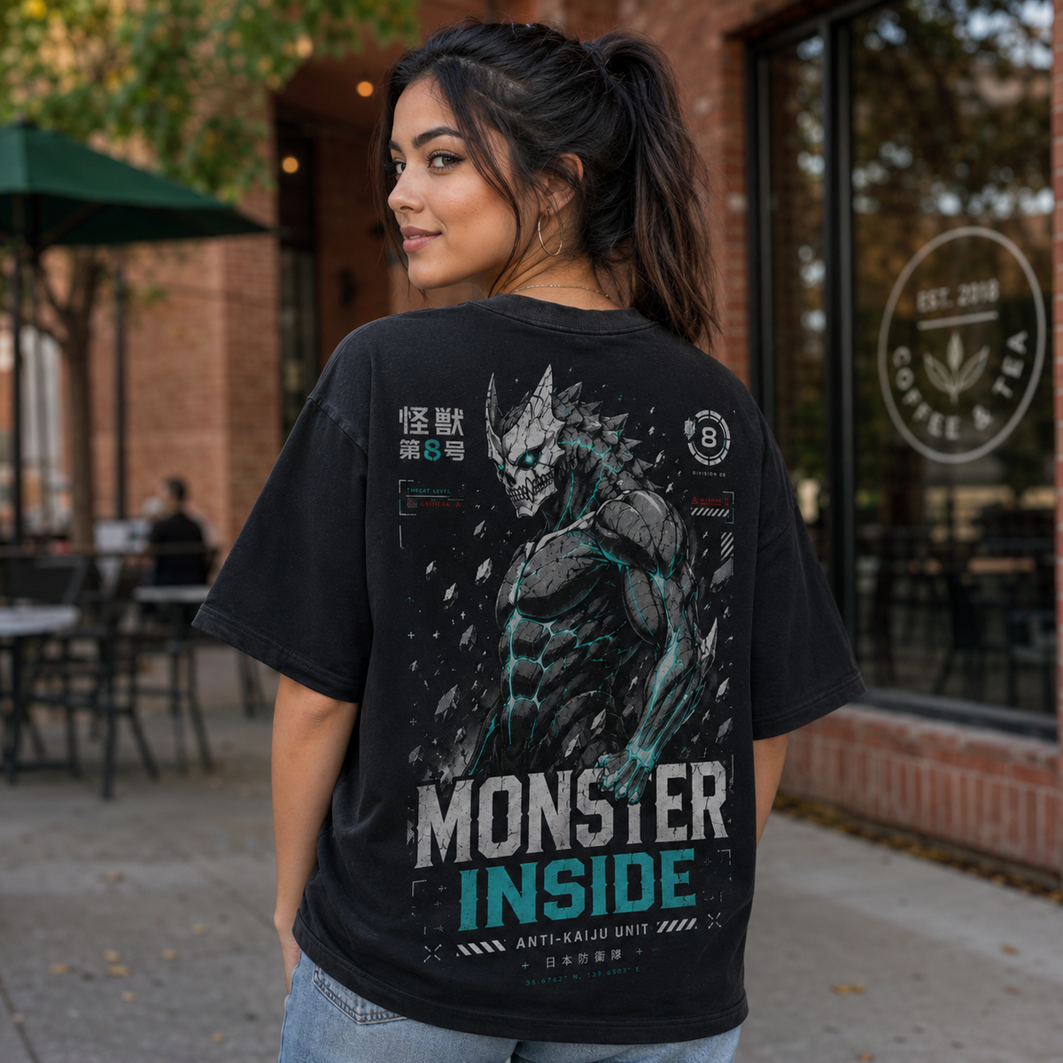 Kaiju No. 8 Anime Graphic Tee - Monster Inside